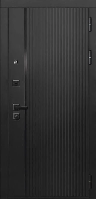 Входная дверь ДвериПРО Л-45 ПВХ 10мм Астрод веллуто бьянко DPRO228225 внешняя сторона