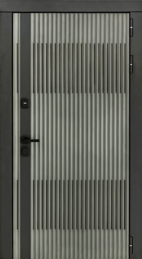 Входная дверь ДвериПРО Элфи Фл-608 винорит Белый DPRO226092 внешняя сторона